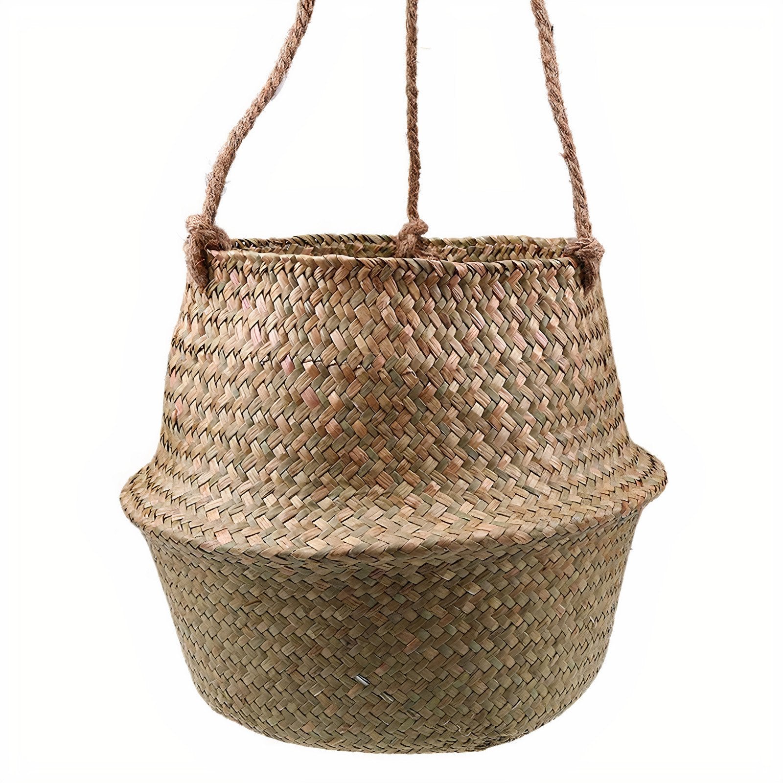 wicker plant pot